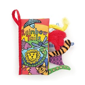 Bilde av Jellycat Tails Book (Rainbow)