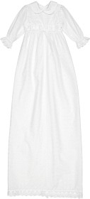 Bilde av Jocko Dåpskjole Brodert Med Blondekant 120 cm (Hvit)