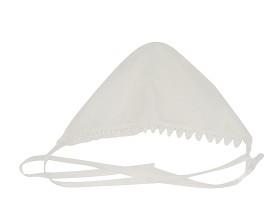 Bilde av Jocko Dåpshette Med Spetskant (Offwhite)