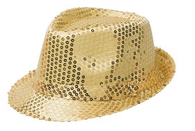 Bilde av Joker Glitterhatt (Guld)