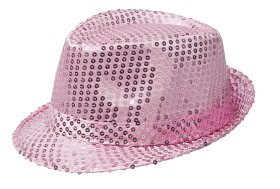 Bilde av Joker Glitterhatt (Rosa)