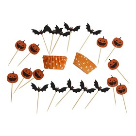 Bilde av Joker Halloween Cupcake kit 20 set