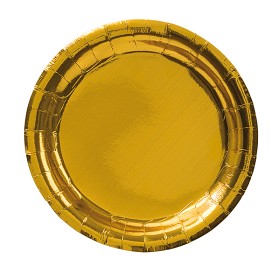Bilde av Joker Papptallrikar 23 cm 8-pack (Guld)