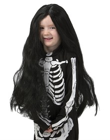 Bilde av Joker Peruk långt hår (Svart)