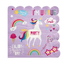 Bilde av Joker Servetter Unicorn 16 st