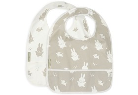 Bilde av Jollein Smekklapp Miffy och Snuffy 2-pakning (Olive Green)