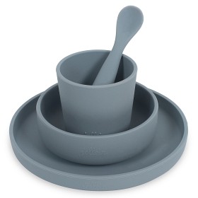 Bilde av Jollein Matservis Silikon (Grå)