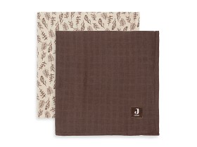Bilde av Jollein Muslinfilt 115x115cm 2-pakning (Chestnut)