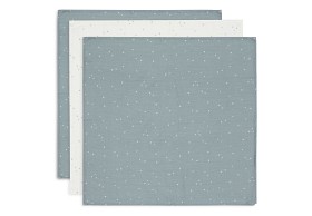 Bilde av Jollein Muslinklut 3-pack (Twinkling Sea Green)