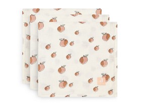 Bilde av Jollein Muslinfilt 70x70cm 3-pakning (Peach)