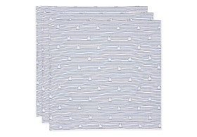 Bilde av Jollein Muslinteppe Happy Miffy 3-pack (Stripe Navy)