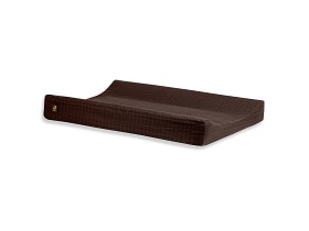 Bilde av Jollein Överdrag Skötbädd Vrinklad Muslin 50x70cm (Chestnut)