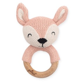Bilde av Jollein Rattle Deer (Rosa)