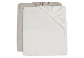 Bilde av Jollein Stelleputeovertrekk 2-pack (Ivory/Nougat)