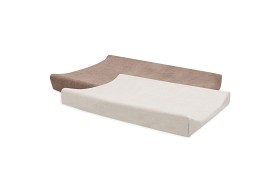 Bilde av Jollein Stellebordstrekk  50x70 cm 2-pack  (Milky Coffee/Ivory)