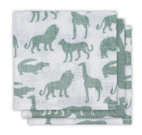 Bilde av Jollein Tvättlappar/Snuttefiltar Safari 3-pack (Grön)