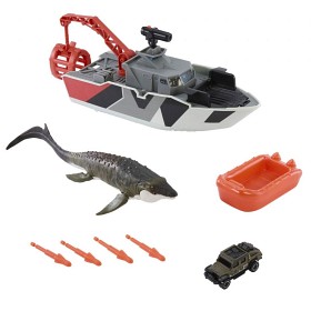 Bilde av Jurassic World Rebirth Mosasaurus Rescue Boat