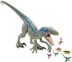 Bilde av Jurassic World - Super Colossal Velociraptor Blue 106 cm