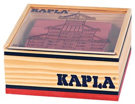 Bilde av Kapla Byggstavar 40 st i färg (Röd)