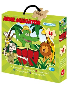 Bilde av Kärnan Arne Alligator Trepuslespill 15 biter