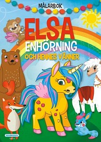 Bilde av Kärnan Elsa Enhörning och hennes vänner (Målarbok)