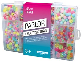 Bilde av Kärnan Morsomt å lage Perler i en oppbevaringsboks