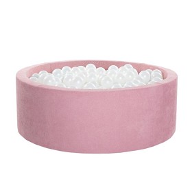 Bilde av KiDKii Ballbasseng 90x30 cm med 200 baller (Blush/ Gold Sparkling)