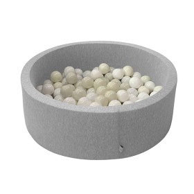 Bilde av  KiDKii Ballbasseng Jersey 90x30 cm (Lys Grå)