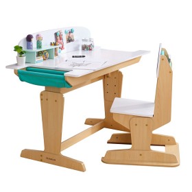 Bilde av Kidkraft Grow Together skrivebord (Natural)