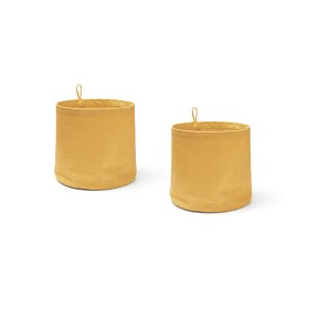 Bilde av Kids Concept Förvaring textil cylinder 2-pack (Mango)
