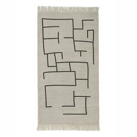 Bilde av Kids Concept Matta geometrisk 90x130 cm (Grå)