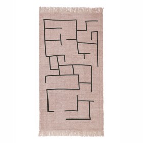 Bilde av Kids Concept Matta geometrisk 90x130 cm (Rosa)