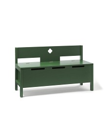 Bilde av Kids Concept Barnesofa og oppbevaring Carl Larsson (Mörkgrön)