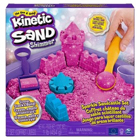 Bilde av Kinetic Sand Shimmer Sandslott (Rosa)