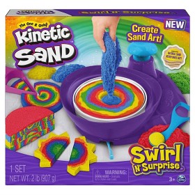 Bilde av Kinetic Sand Swirl N' Surprise Sandkunst