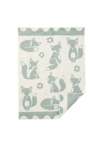 Bilde av Klippan Yllefabrik Ullfilt Fox (Duck Egg Blue)