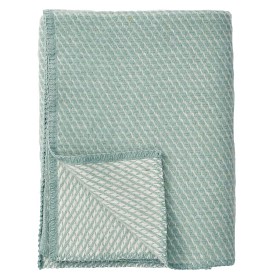 Bilde av Klippan Yllefabrik Ullpledd Midi Velvet (Duck Egg Blue)