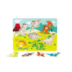 Bilde av Dinosaur Peg Puzzle