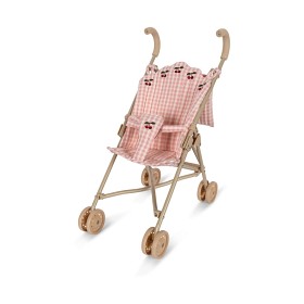 Bilde av Konges Sløjd Dockvogn Sulky (Powder Pink Check)