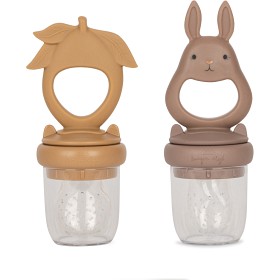 Bilde av Konges Sløjd Silicone Fruit Feeder 2-p (Hortensia/Almond)