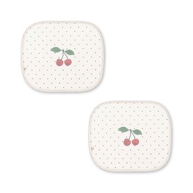 Bilde av Konges Slöjd Solskjerm for bilen 2-pack (Navy Dot)