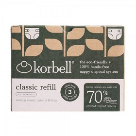 Bilde av Korbell Classic Refill 3-pack GRS-certifierad
