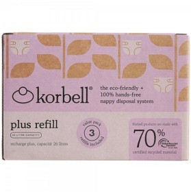 Bilde av Korbell PLUS Refill 3-pack GRS-certifierad