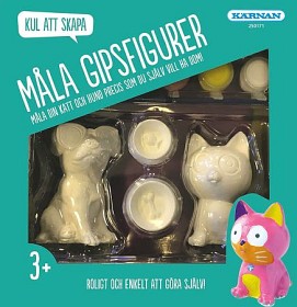 Bilde av Kul att skapa Gipsfigurer (Hund och katt)