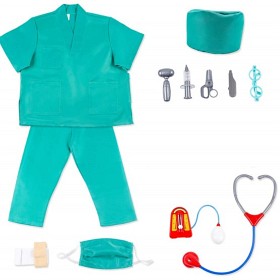 Bilde av Medisinsk dress med tilbehør (3-6 år)