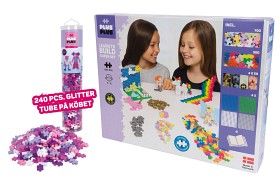 Bilde av Plus Plus Learn to Build Super set Basic + Glitter tube