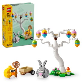 Bilde av LEGO Iconic 40808 Eggjakt med påskhare og kylling