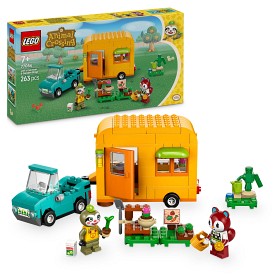 Bilde av LEGO Animal Crossing 77054 Leif med campingvogn og hagebutikk