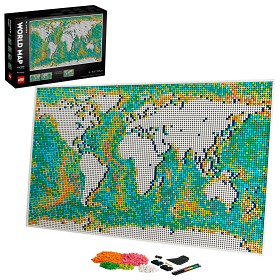 Bilde av LEGO Art 31203 Världskarta