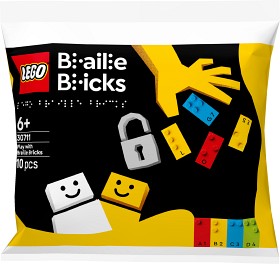 Bilde av LEGO Braille Bricks 30711 Lek med punktskriftklosser